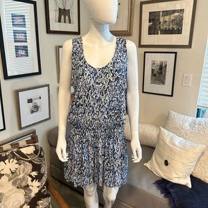 Splendid Blue and White Romper